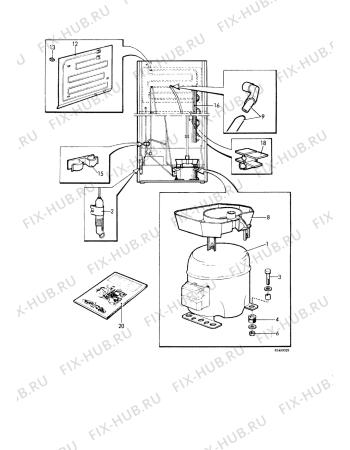 Взрыв-схема холодильника Electrolux TR1421 - Схема узла C10 Cold, users manual